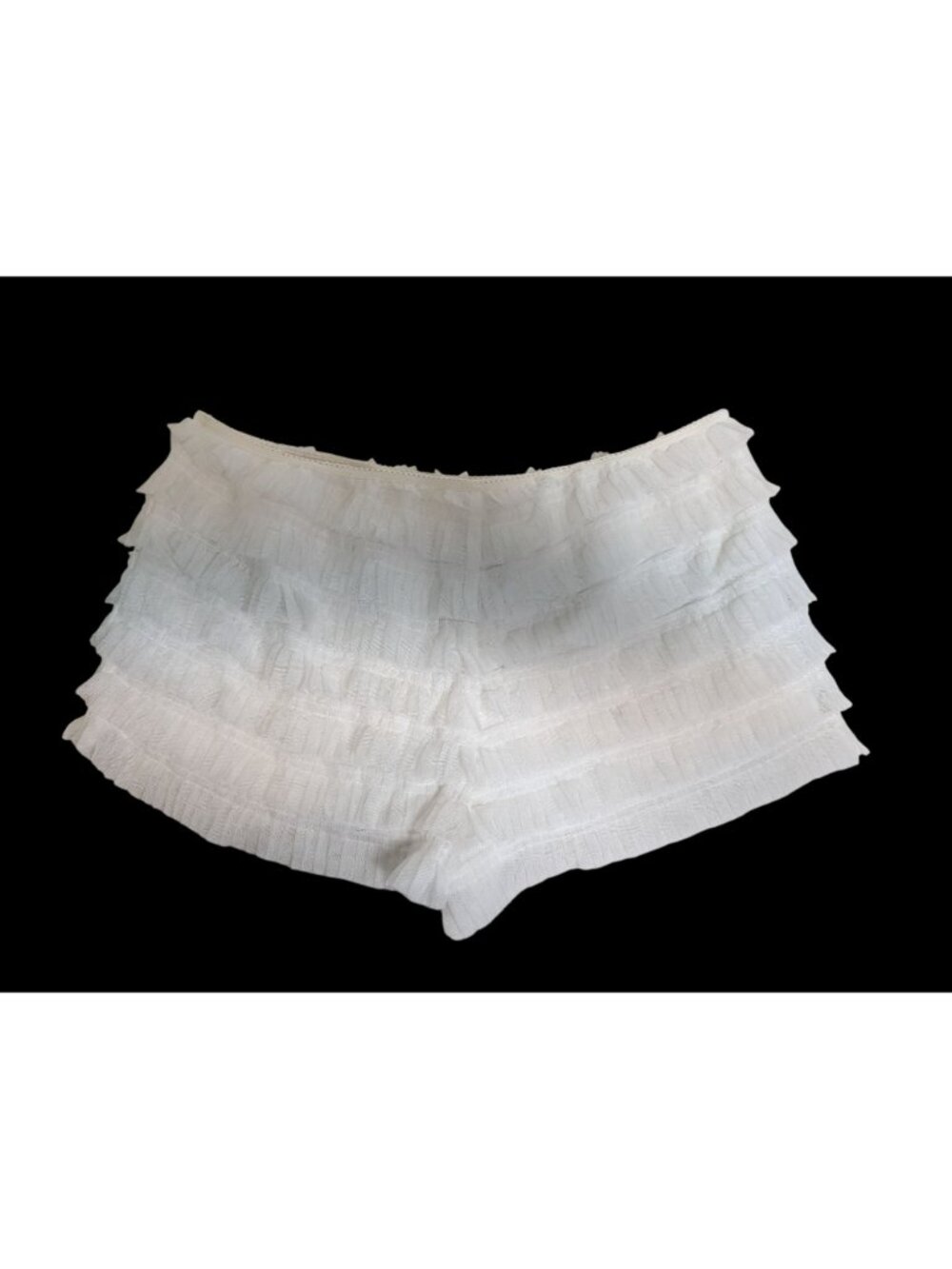 Kimchi Blue Tiered Tulle Lace Bloomer Shorts XL Coquette Boho - Picture 14 of 15